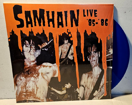 SAMHAIN "Live 85-86" LP (Plan 9) Blue Vinyl